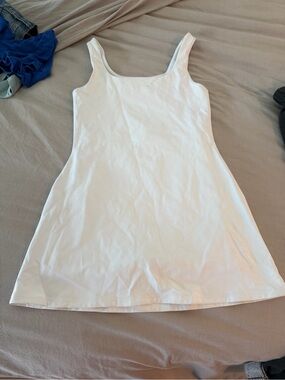 OAK + FORT White Scoop Neck Tank